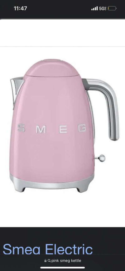 smeg kettle can make hot tea coffee never used - Fort Worth, Texas