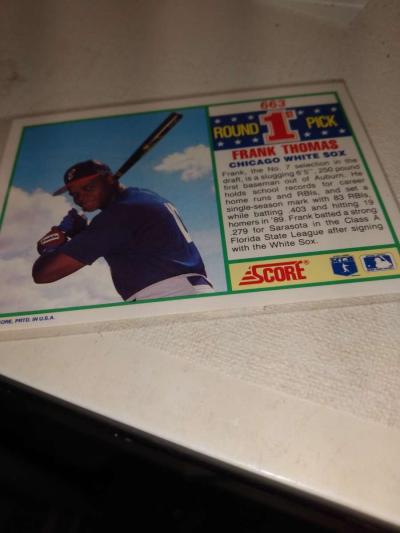 1990 score first round pick Frank Thomas - Thumbnail 2