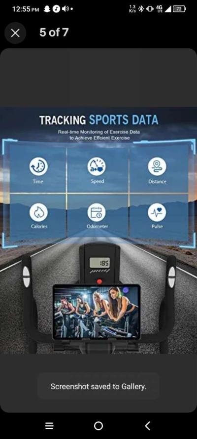 Chaoke Stationary Exercising Bike NEW - Thumbnail 3