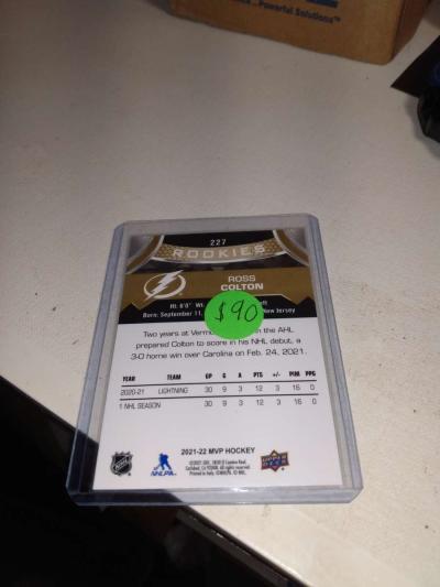 2021 2022 MVP upper Deck rookie card Gold - Thumbnail 2