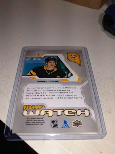 2122 upper Deck MVP hockey Sidney Crosby - Thumbnail 2