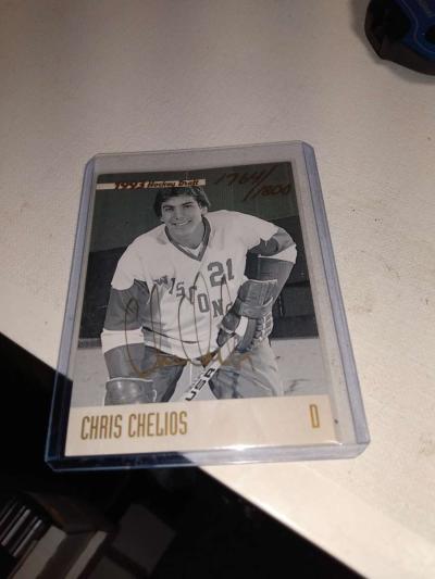 classic 1993 hockey draft rookie card Chris chelios - Thumbnail 1
