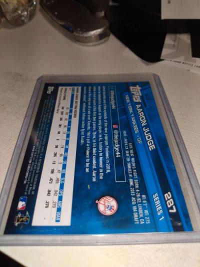 Topps 2017 AllStar game rookie card Aaron judge - Thumbnail 3
