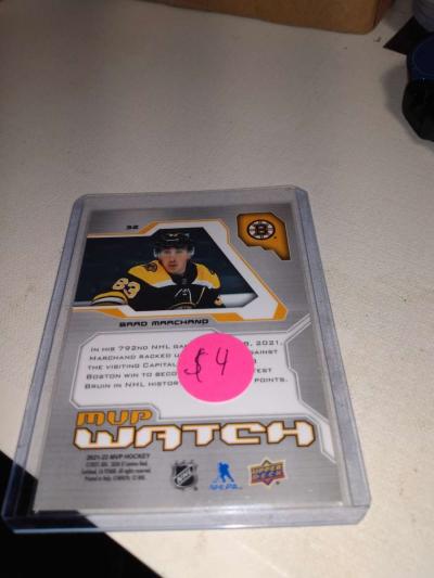 2022 MVP upper Deck autograph brad Marchsno - Thumbnail 2