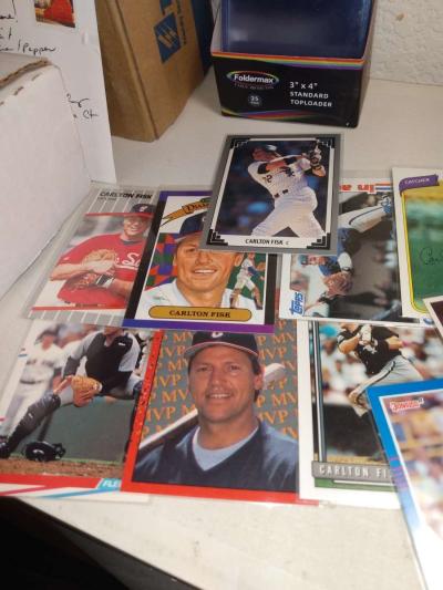 10 card lot Carlton Fisk - Thumbnail 3