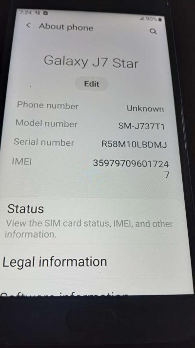 Samsung J7 star - Thumbnail 3