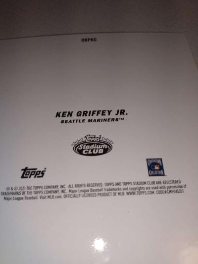 21 Master photo Ken Griffey Jr Hall of famer - Thumbnail 3