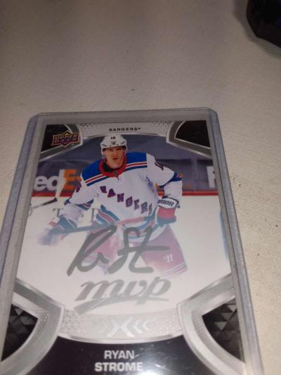 2022 MVP upper Deck autograph Ryan Strom - Thumbnail 1