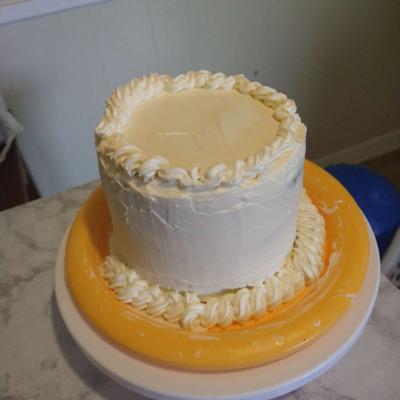 3 layer 6 in vanilla cake