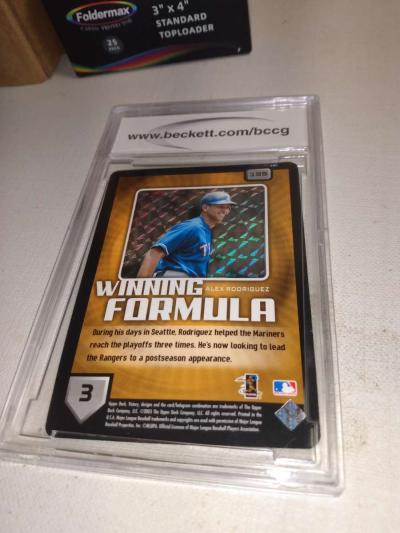 2003 upper Deck victory Alex Rodriguez bccg mint 10 grade - Thumbnail 4