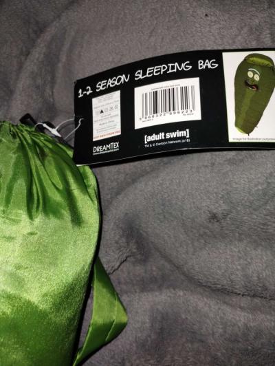 Pickle Rick Sleeping bag Child size - Thumbnail 4