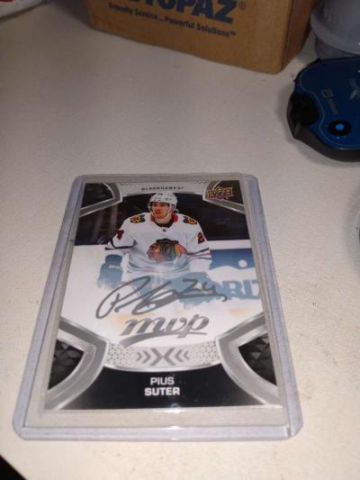 20212022 upper Deck MVP autograph pius suter