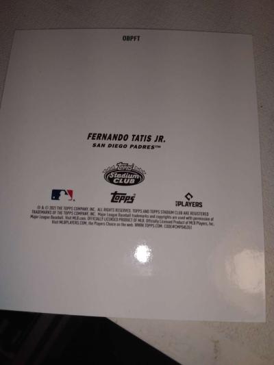 2021 Master photo Fernando tattis Jr - Thumbnail 2