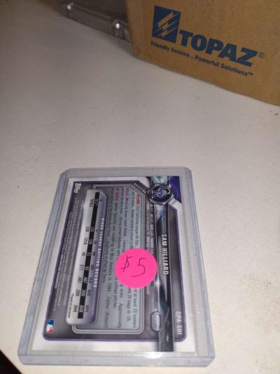 2018 Bowman Chrome rookie autograph Sam Hilliard - Thumbnail 2