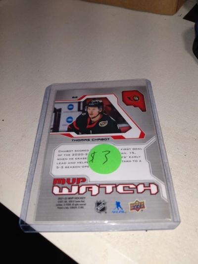 MVP upper Deck 2021 autograph Thomas chabot - Thumbnail 2
