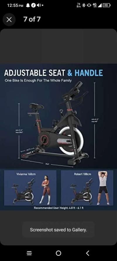 Chaoke Stationary Exercising Bike NEW