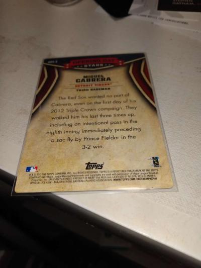 2013 hologram opening day tops Miguel Cabrera - Thumbnail 2