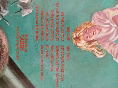 1977 Queen Album Record News of the World - Thumbnail 4