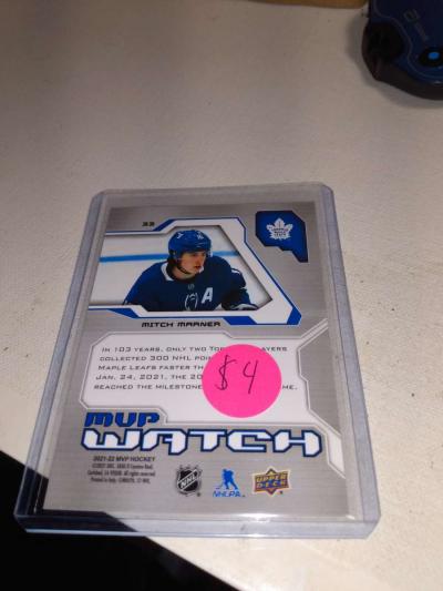 2022 upper Deck MVP hockey Mitch marner autograph - Thumbnail 2