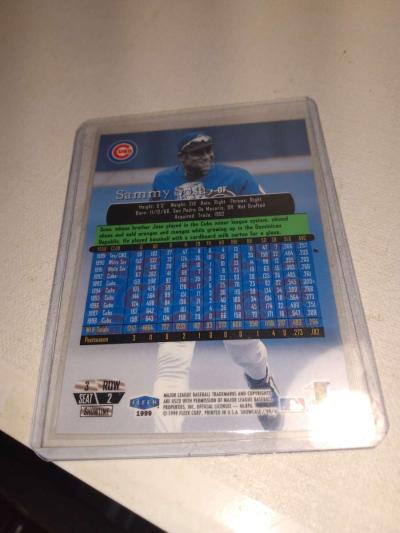 1998 flair showcase power Sammy Sosa - Thumbnail 3
