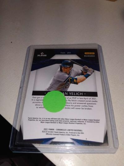 2021 panini Christian yelich limited series - Thumbnail 2