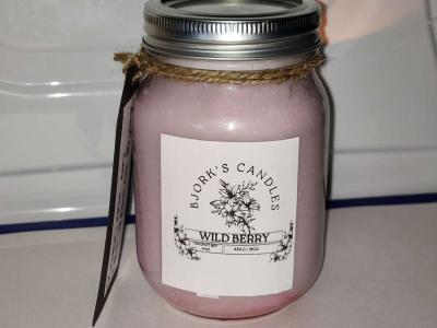 Handmade 16 oz Mason Jar Candle