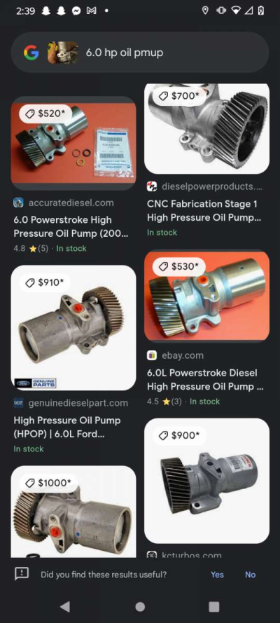 high pressure oil pump for 6 0 f250 or f350 power stroke - Thumbnail 5