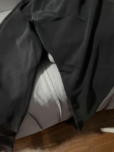 old navy black and white pants medium size - Thumbnail 2