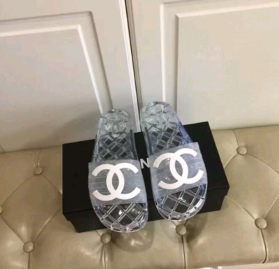 Chanel Luxury Brand Beach Slides - Anaheim, California