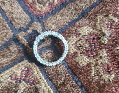 Sterling Silver And Swarovski Crystal Ring - Thumbnail 3