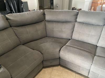 sectional300 lighted hutch 200 set recliners 100 bassinet pa - Thumbnail 6