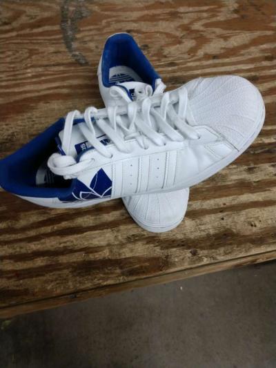 Cloud white royal blue adidas - Thumbnail 3