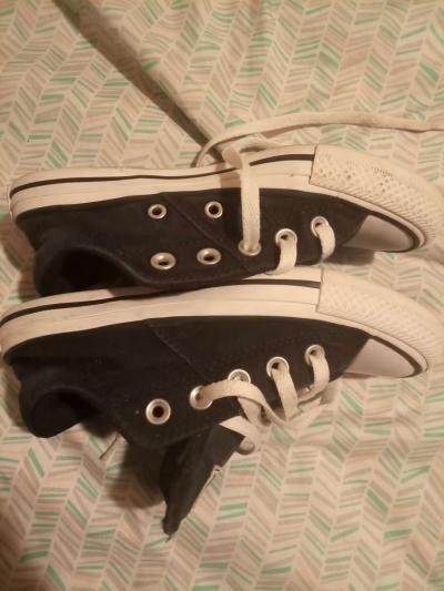 black and white converse - Thumbnail 2