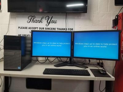 Dell Dual screen Desktop Computers - Thumbnail 5