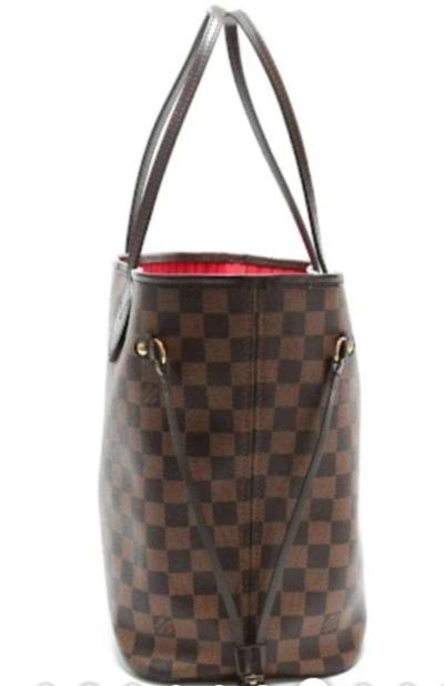 Louis Vuitton Neverfull Damier Ebene WITH POUCH - Thumbnail 2