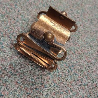 vintage copper modernist coffee bracelet - Thumbnail 2