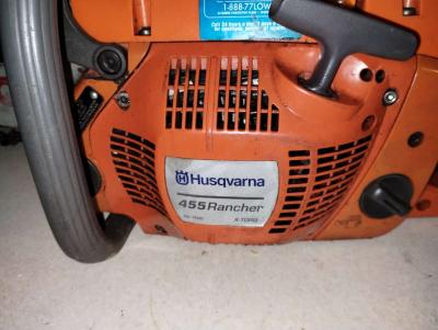 Husqvarna Chainsaw 455 Rancher with 20 bar - Thumbnail 4