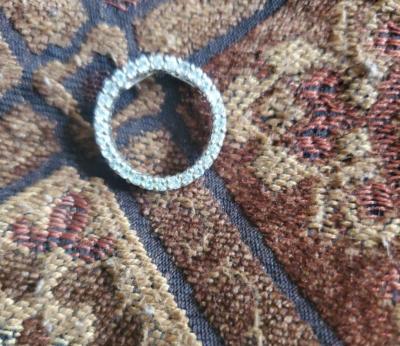 Sterling Silver And Swarovski Crystal Ring - Thumbnail 2