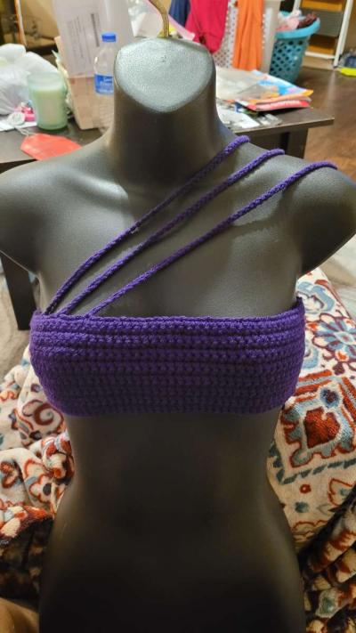 Custom Made Crochet Halter Tops and Bucket Hats - Thumbnail 2