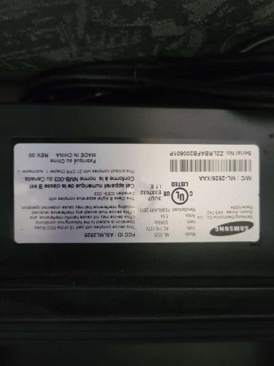 Samsung printer ML2525 - Thumbnail 4