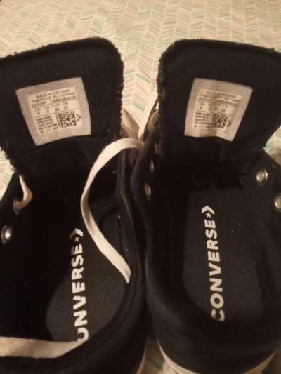 black and white converse - Thumbnail 4