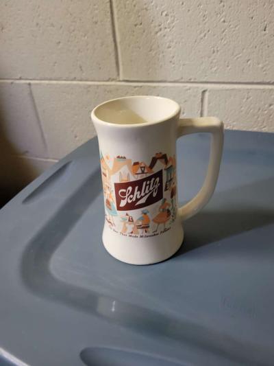 schlitz ceramic mug - Thumbnail 2