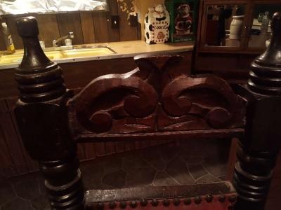 Antique Jacoben Gothic carved high back chair - Thumbnail 4