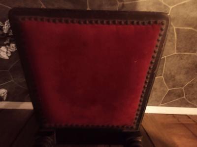 Antique Jacoben Gothic carved high back chair - Thumbnail 6