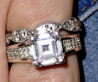 2 karet dimon ring set - Thumbnail 4