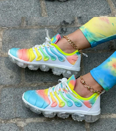 Vapormax Outdoor Sports Shoes Multicolor Leisure Comfortable - Thumbnail 2