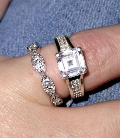 2 karet dimon ring set - Thumbnail 5