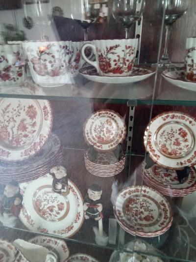 100 year old Spode Indian Tree China and cabinet - Thumbnail 5