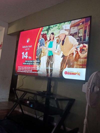 75 inch TV It Works Great Stand Included Need To Sell ASAP - Thumbnail 2