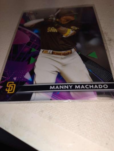 2021 Topps finest Manny Machado - Thumbnail 2